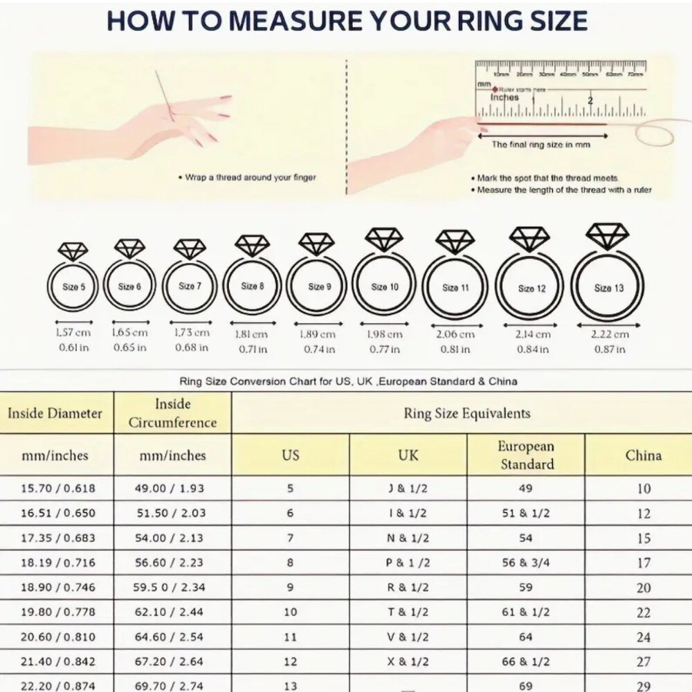 Moissanite 1-Carat Round Cut Ring Size 7 - Picture 10 of 10